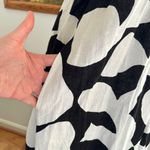 Abercrombie & Fitch Black and white linen maxi dress Photo 11