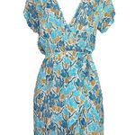 Poupette St. Barth Becky Mini Dress, Blue Kaktus, Small Photo 3