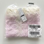 J.Crew NWT Lace-trim Squareneck Tank Top Linen Pink Photo 3