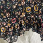 Natural Life  100% Cotton Dark Floral Maxi Skirt Size L/XL Boho Photo 3