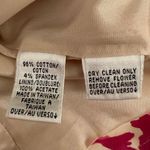 Dana Buchman Vintage Vibrant Floral Zip Up Fully Lined Light Jacket Size 14 Photo 7