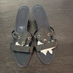 Tod's  Kitten Heels Slides in Blue Sz 11 Photo 2