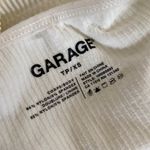 Garage white halter top Photo 2