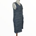 Anthropologie Holding Horses Knit Dress Small Blue Sleeveless Midi Photo 3