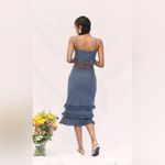 Saylor Sachi Cut Out Fringe Midi Dress Photo 1