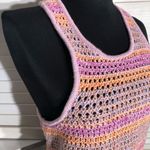Cotton On  Crochet Crop Tank Top Pink Purple Medium Photo 4