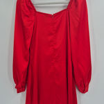 Princess Polly Red Long Sleeve Dress Photo 4