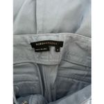 BCBGMAXAZRIA  Light Blue Cotton Tie Waist Straight Leg‎ Cropped Pants Size 8 Photo 1