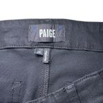 Paige  Mayslie Black Fog Luxe Coated‎ Jogger Pants Size 26 Photo 7