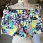 Old Navy  The Diva Colorful Denim Shorts Tropical Jean Cutoffs Womens 0 Photo 9
