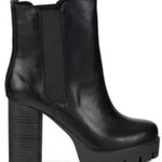 Charles David  Black Platform Booties Photo 4