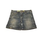 Pilcro and the Letterpress  Womens Jean Shorts Size 26 Cotton Blend Blue Photo 1
