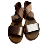 Sorel Ella II Bronze Gold Metallic Ash Slide Sandals Gladiator Size 7.5 Ankle Photo 2