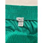 Rue 21 Green Velour Pants Size M | Embroidered “Savage” Lounge Sweatpants Photo 2