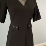 Divided H&M | Black Retro Fit & Flare Dress Sz 4 Photo 3