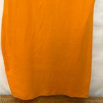 ZARA  Orange Fitted Mini‎ Dress Size Large Photo 3