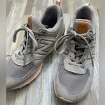 New Balance  574 Off White/Pink Sneakers, Size 6.5 Photo 7