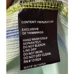 Calessa Floral Embroidered Tie Dye Tunic Top Women Sz‎ L Boho 3/4 Sleeve Artsy Size L Photo 5