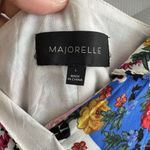 Majorelle  Nolita Dress Womens Large Midi Floral Dress Patchwork Revolve Ruffle Photo 8