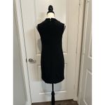Diane Von Furstenberg Vintage ‎ Black Silk Beaded Neckline Cocktail Dress Size 2 Photo 2
