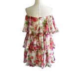 Abercrombie & Fitch Multicolor Tiered Strapless Dress Women's Size Large 61-1-3 Photo 1