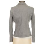 Alfani Faux Suede Waterfall Drape Blazer Like New Gray Photo 1