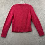 EXPRESS Y2K ‎ Lambs Wool Long Sleeve Knit Sweater Preppy Cropped Retro Women's M Photo 2