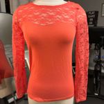 Splash See Through and knit long sleeve top Photo 0
