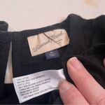 Universal Threads NWOT Solid Black Long Puff Sleeve Blouse Top Ebony New Business Casual Office Photo 5