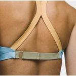 prAna Baja Bound Bikini Top Sweet Agave Color Block Green Blue Womens Size XS Photo 3