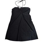 ANDIE NWT Waikiki Dress Black Solid Sleeveless Halter Size S Photo 0