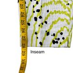 Bernard Zins Paris Aude Women's Pants 10 Made in France 100% Cotton Summer Chic Green Photo 8