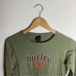Hurley  dark green Y2K Style long sleeve shirt ( M‎ ) Photo 1