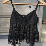 Urban Outfitters Black Polka Dot Sheer Top Photo 1