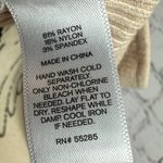 EXPRESS Cold Shoulder Ribbed V-Neck Bell Sleeve Sweater - Blush - size M Photo 14