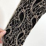 Lola B Popcorn Knit Lace Pullover Sweater Black Size undefined Photo 5