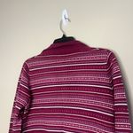 Lands' End 100% Cashmere Fair Isle Quarter Zip Sweater Photo 7