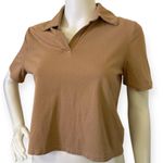 EXPRESS Cropped Polo Top Photo 3