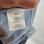 LA Hearts L.A. Hearts Blue Bustier Crop Top XS Long Sleeve Smocked Back V Neck Photo 8