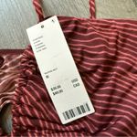 Urban Outfitters Wrap Bralette Strappy Crop Top NEW Wine Pink Photo 5