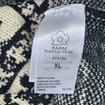 Farm Rio  Floral Black and Cream Knit Cardigan Photo 11