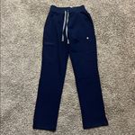 FIGS Women's Navy Blue High Waist Skinny Straight Leg Yola Scrub Pants NEW XXS Photo 1
