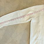 Elegant White Cable Knit Cardigan Size 38 Photo 7