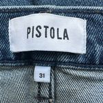 Pistola  High Rise Straight Leg Cropped Jeans Size 31 Medium Wash Photo 3