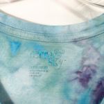 Terra & Sky Plus Size 2X Top Handmade Tie Dye Long Sleeve Blue Purple Boho 473 Photo 3