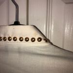 Vintage Bonnie Blair Women's Beige and White Western Bedazzled Shirt Size 1X Photo 5