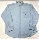 Tommy Hilfiger Light Blue Casual Button Down Shirt Photo 0