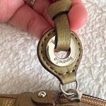 Tignanello Metallic Gold Bronze Pebble Leather Shoulder Bag Photo 4