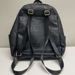 Juicy Couture Pleather Backpack Black Logo Zippers Pockets New without Tags Photo 5