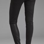 joe's jeans Coated Criss Cross Seam Skinny Jeans Photo 2